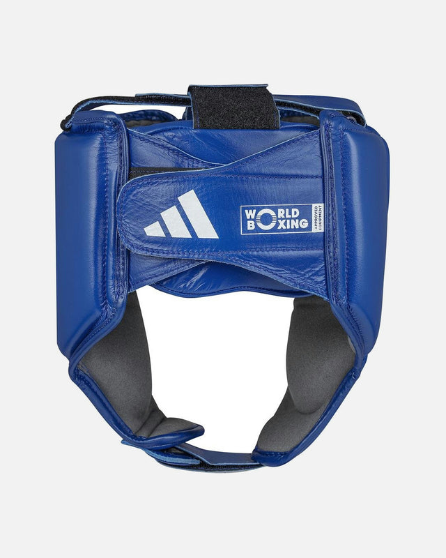 Chránič hlavy Adidas World Boxing – Modrý