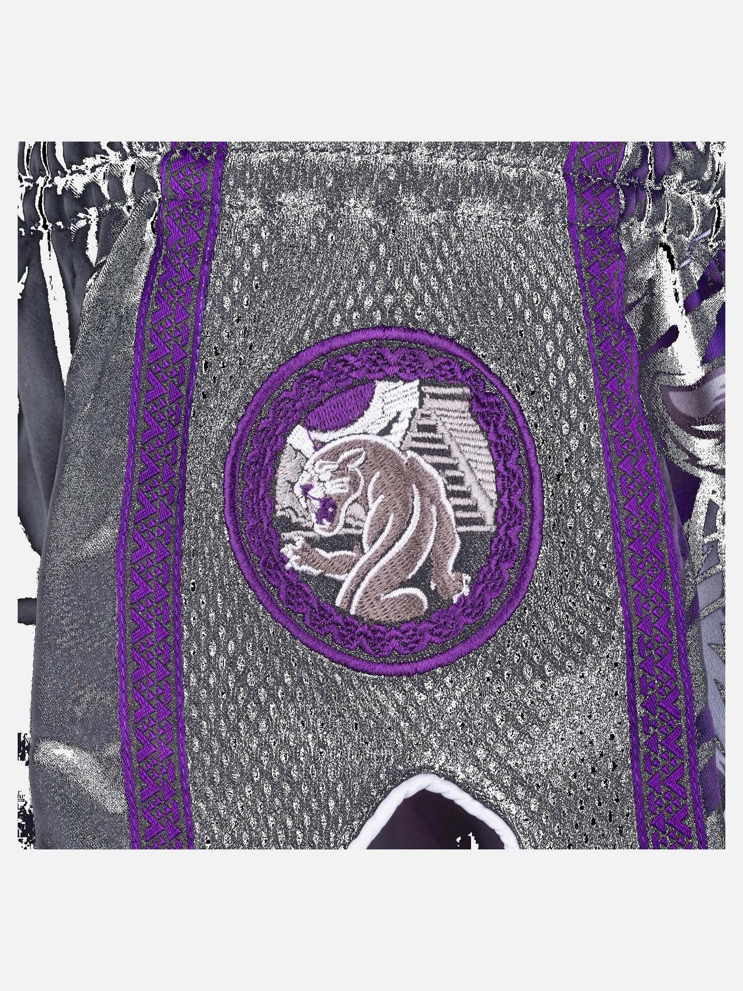 8 WEAPONS Muay Thai shorts Beastial Panther – Sort/Lilla