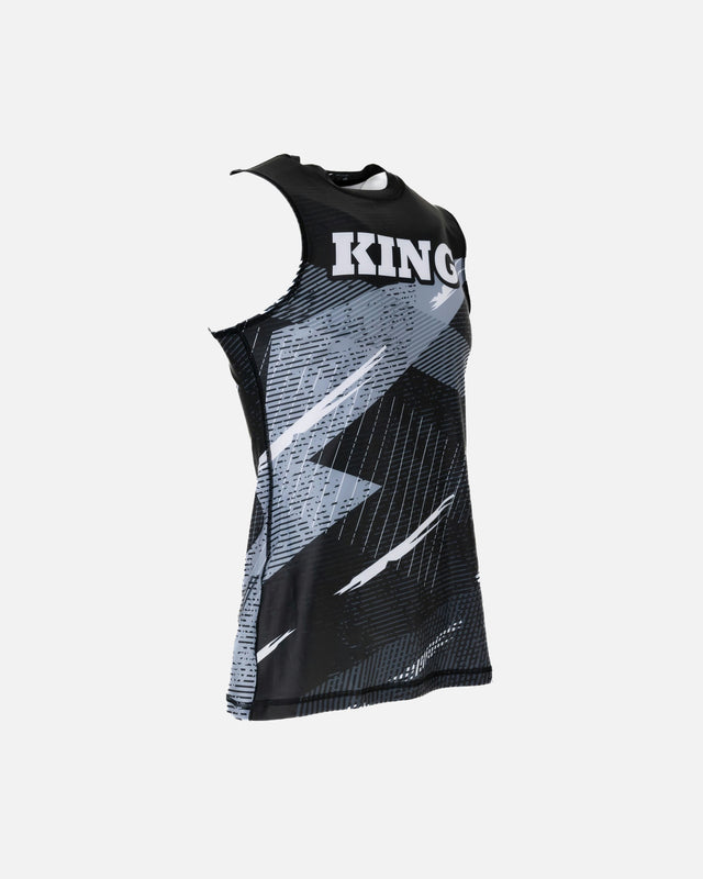 King Pro Boxing Rashguard Shadow 1 til kvinder - Sort