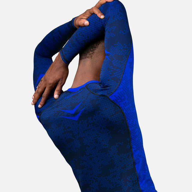 Hayabusa Rashguard Ranked Dlouhé rukávy – Modrý