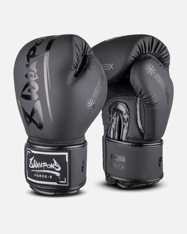 8 WEAPONS Boxhandschuhe Force 8 – Schwarz