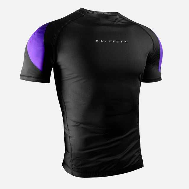Rashguard Hayabusa Pro Ranked cu mâneci scurte – Violet