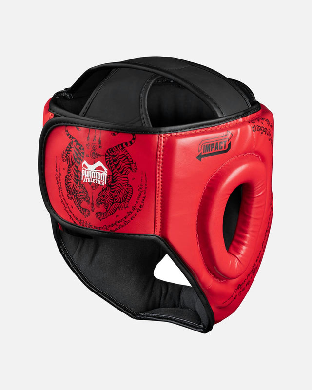 Cască de box Phantom Athletics Muay Thai – Roșu