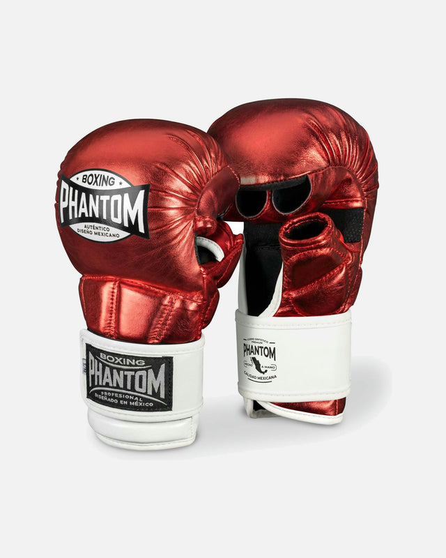 Phantom Athletics MMA-Handschuhe Mexico – Silber/Rot