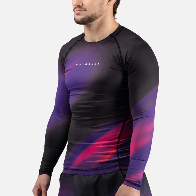 Rashguard Hayabusa Apex Nova cu mâneci lungi – Violet ultraviolet