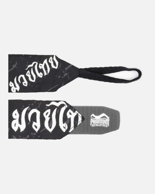 Bandes de boxe Phantom Athletics Muay Thai – Noir