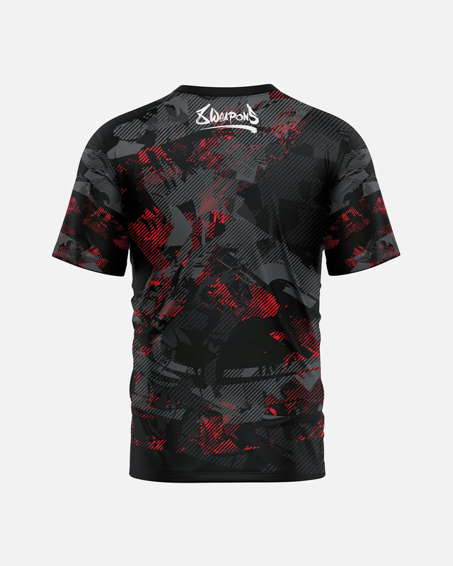 8 WEAPONS T-Shirt Hit 2.0 - Sort/Rød
