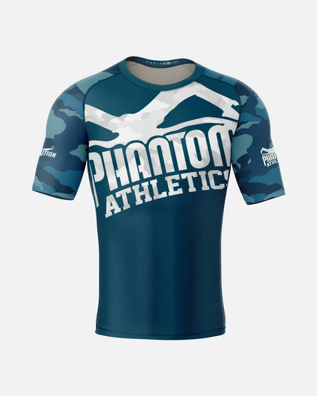 Phantom Athletics Rashguard Warfare – Marineblauw Camo