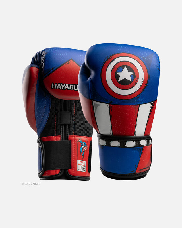 Luvas de boxe Hayabusa Captain America – Vermelho/Branco/Azul