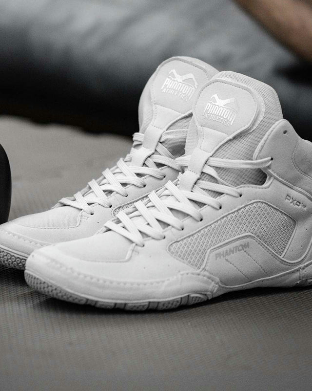 Phantom Athletics Buty zapaśnicze Tactic Dziecięce – Białe