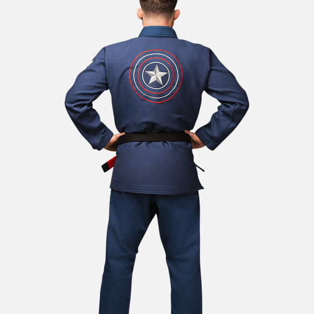 BJJ kimono Marvel Captain America – Modré