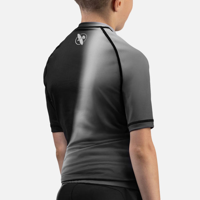 Hayabusa Rashguard Apex Nova Korte Mouwen Børn - Sort