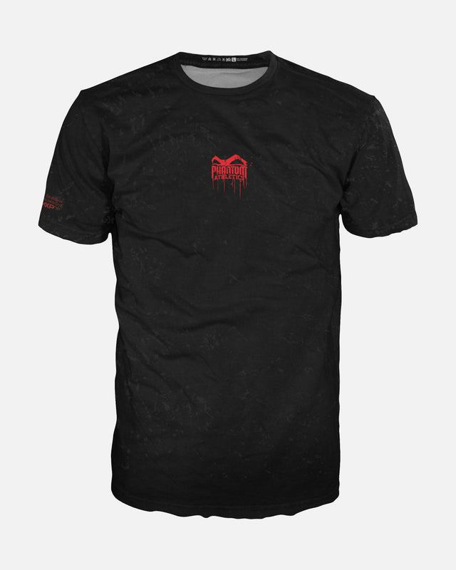 Phantom Athletics Trainingsshirt EVO+ Bloodshade – Schwarz/Rot