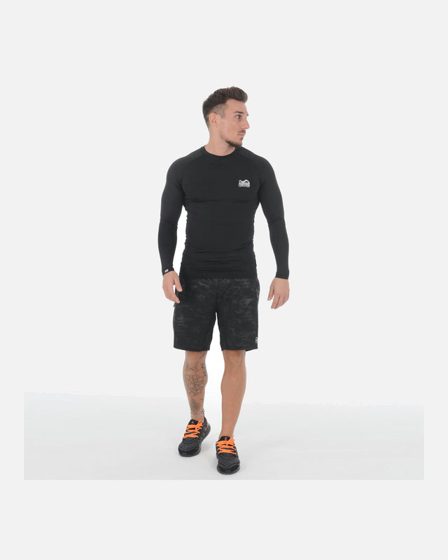 Rashguard Phantom Athletics Tactic Manga Larga – Negro