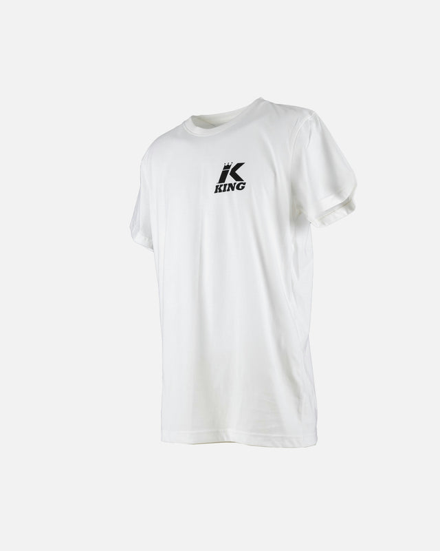 King Pro Boxing Triko QR – Bílé