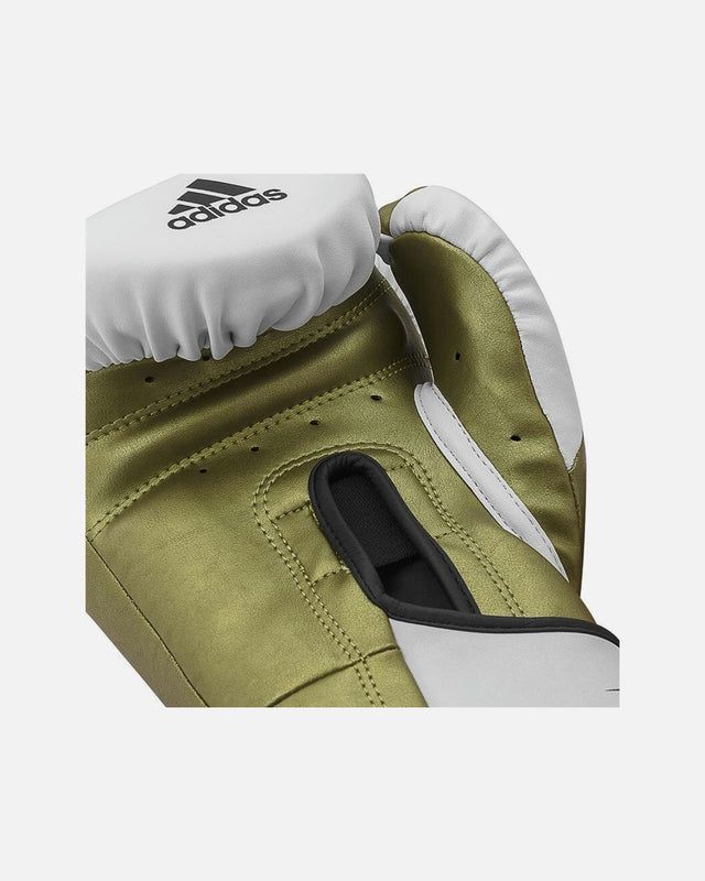 Mănuși de box Adidas Speed Tilt 350 – Alb/Auriu