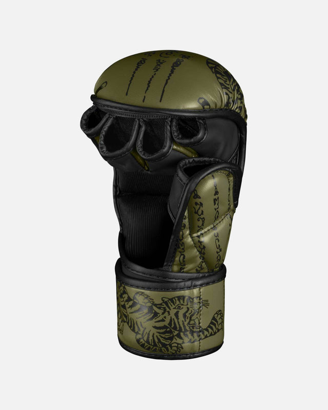 Luvas de sparring MMA Phantom Athletics Muay Thai – Verde militar