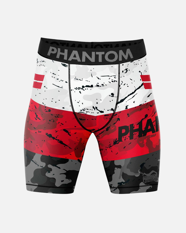 Spodenki kompresyjne Phantom Athletics Vector Delta – Czerwone