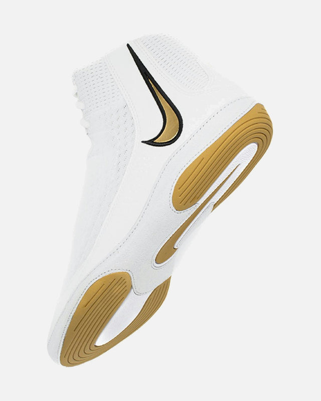 Botas de lucha Nike Inflict 4 – Blanco/Oro