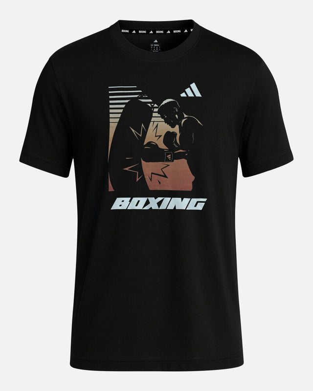 Camiseta Adidas Boxing Graphic Line – Negro
