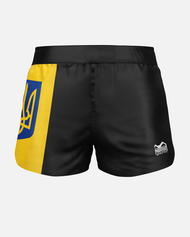 Phantom Athletics MMA-shorts Fusion-R Team Ukraine - Blå/Gul