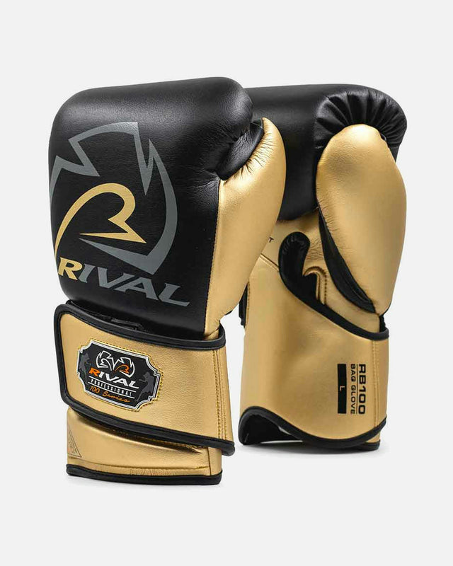Rival Sandsækhandsker RB100 Professional - Sort/Guld