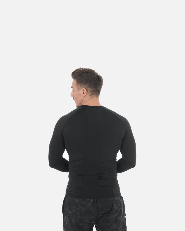 Rashguard Phantom Athletics Tactic Manga Larga – Negro