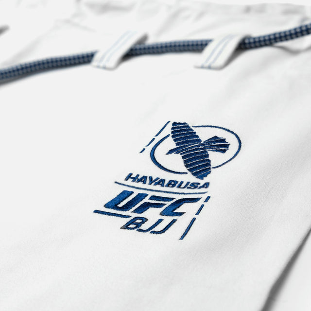 Calções de BJJ Hayabusa x UFC Twill – Branco