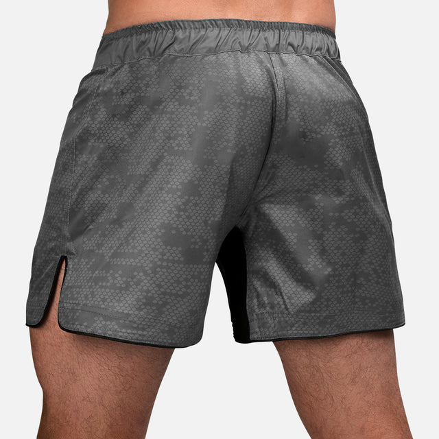 Hayabusa MMA-shorts Hex Mid-Thigh - Grå