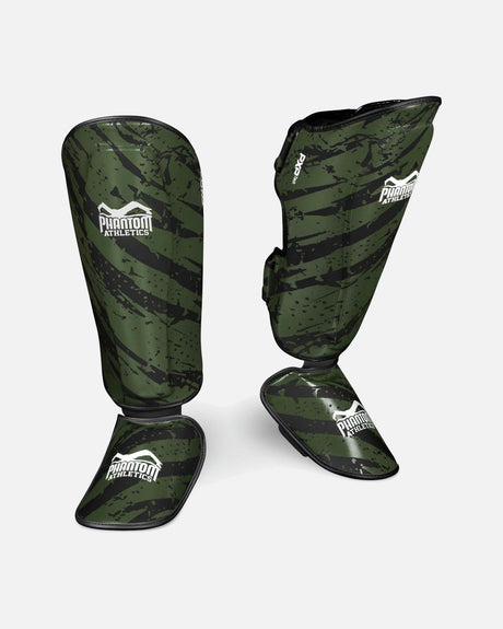 Ochraniacze na piszczele Phantom Athletics Camo Tiger – Szare