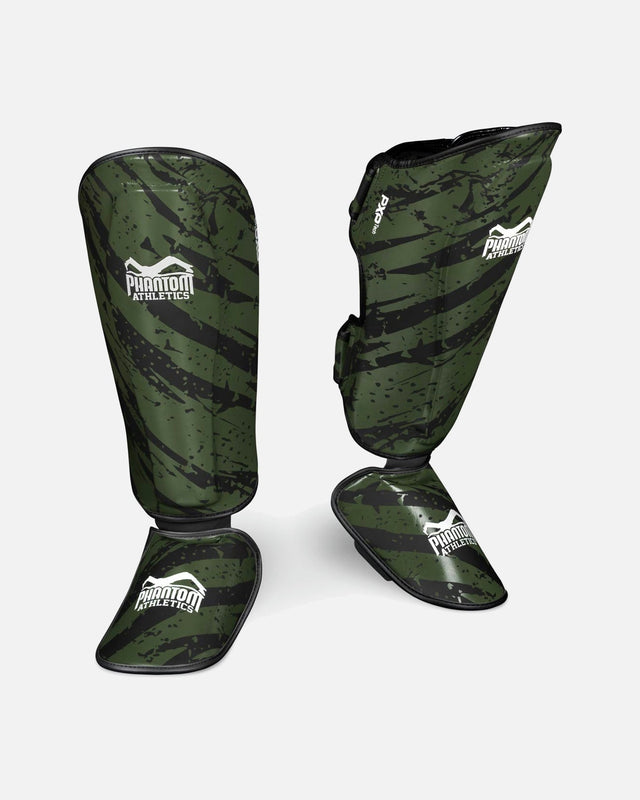Phantom Athletics Skinnebensbeskyttere Camo Tiger - Grå
