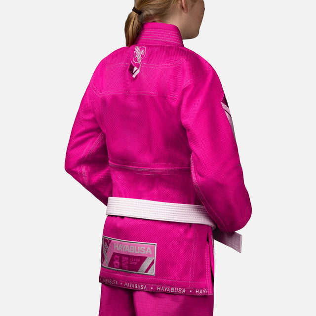 Kimono BJJ Hayabusa Ascend Copii – Roz