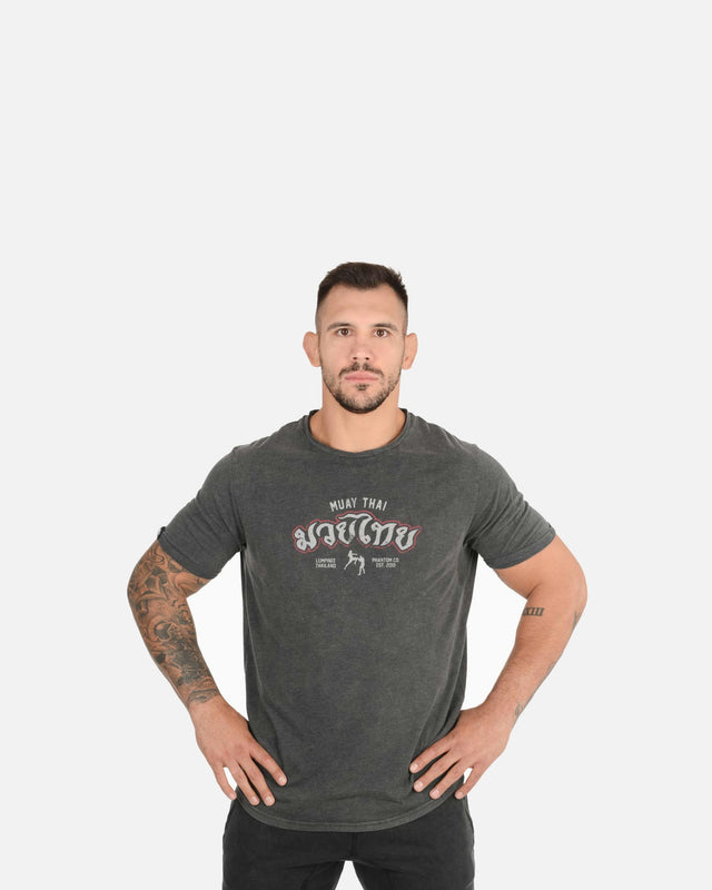Trička Phantom Athletics Muay Thai – Stone Washed