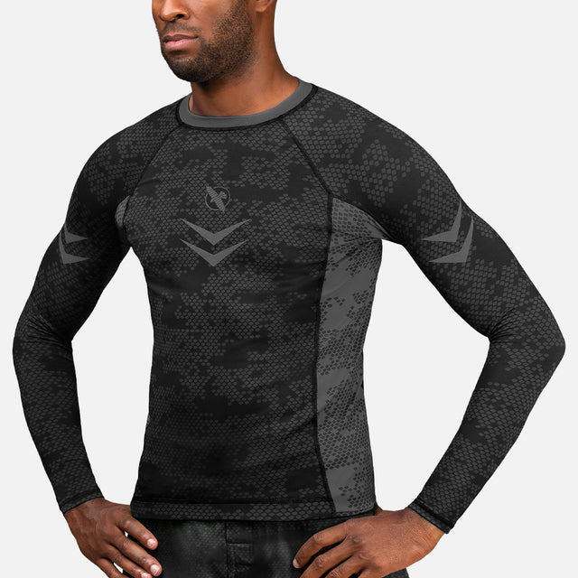 Rashguard Hayabusa Ranked Mangas Compridas – Preto