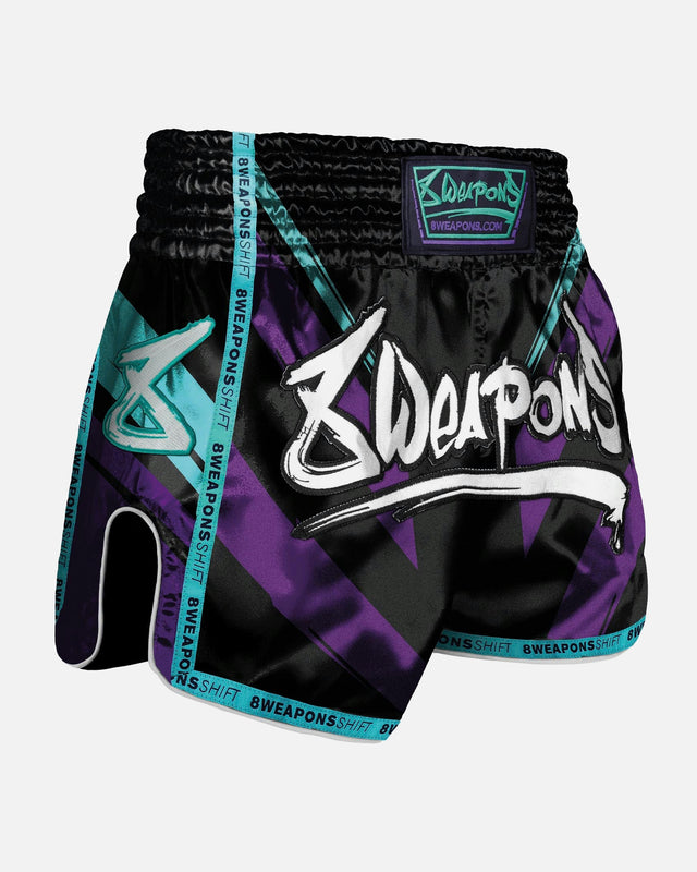 Calções de Muay Thai 8 WEAPONS Shift – Cyber