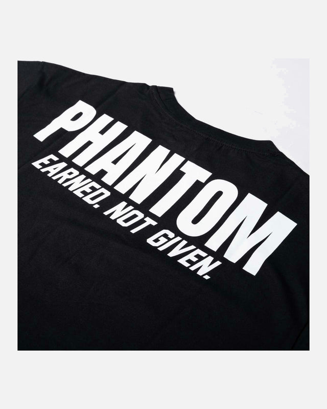 T-Shirt Phantom Athletics Earned – Nero