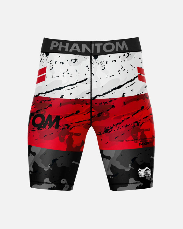 Spodenki kompresyjne Phantom Athletics Vector Delta – Czerwone