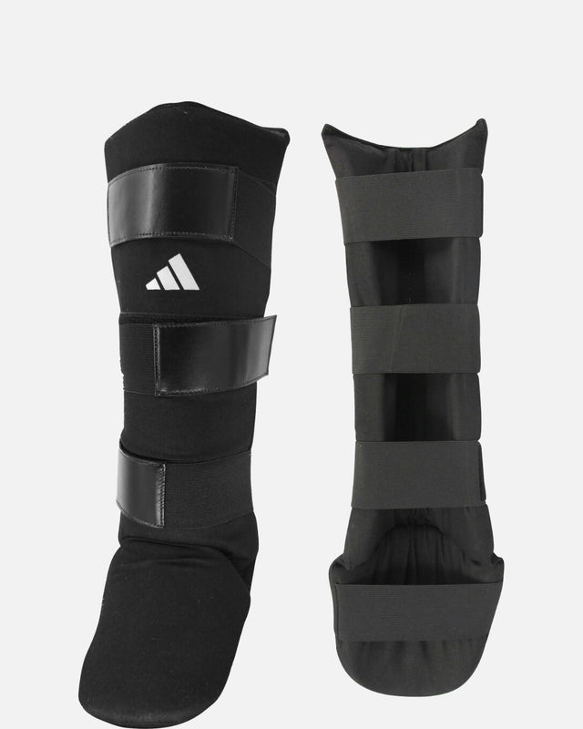 Adidas Skinnebensbeskyttere Textile Shin Instep Guard - Sort/Hvid