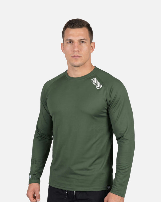 T-shirt da allenamento Phantom Athletics Tactic Maniche lunghe - Verde