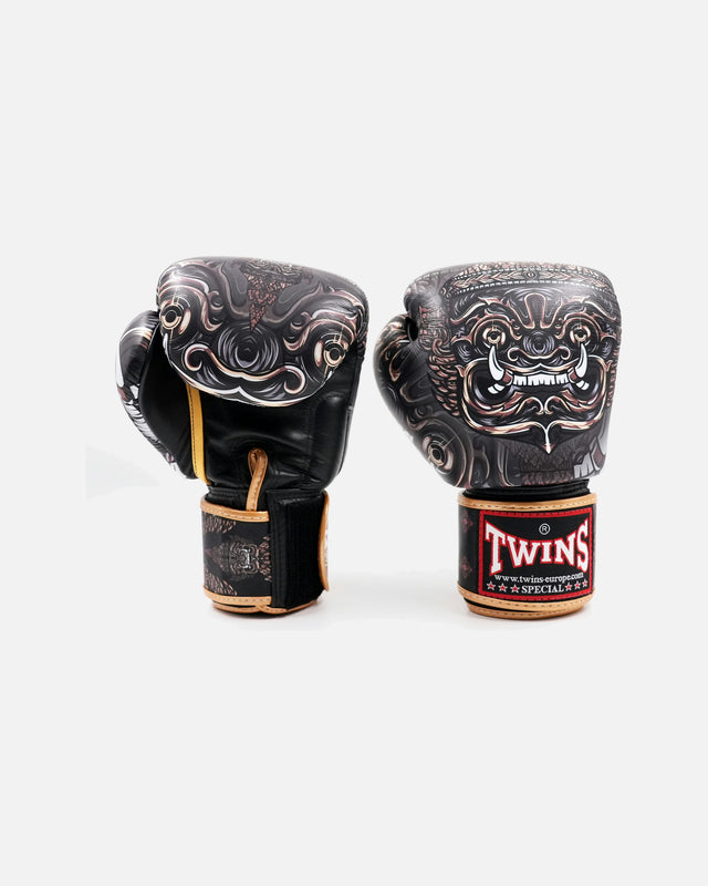Luvas de boxe Twins FBGVL4 Yaktai – Preto