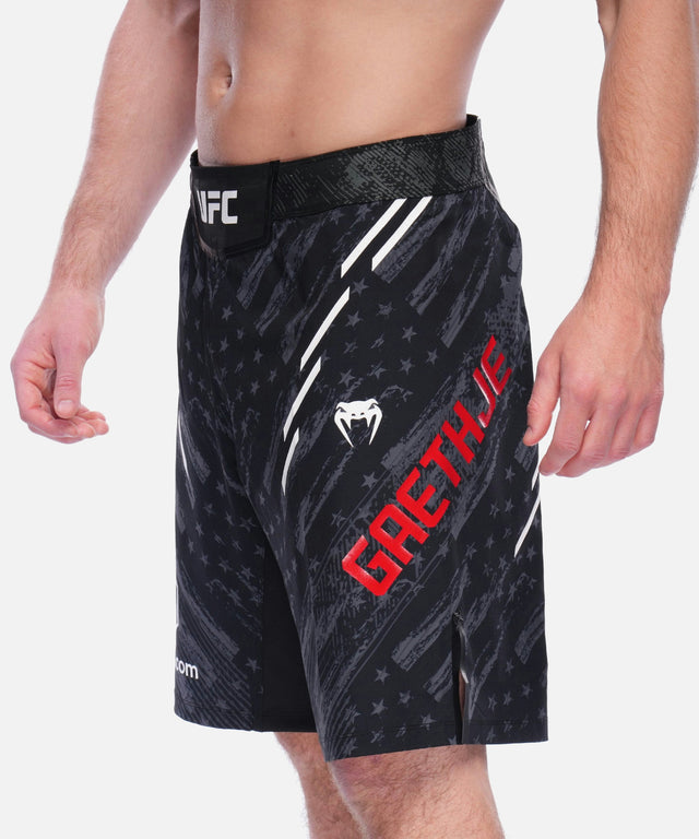 Shorts de MMA Venum UFC Unrivaled Justin Gaethje – Noir