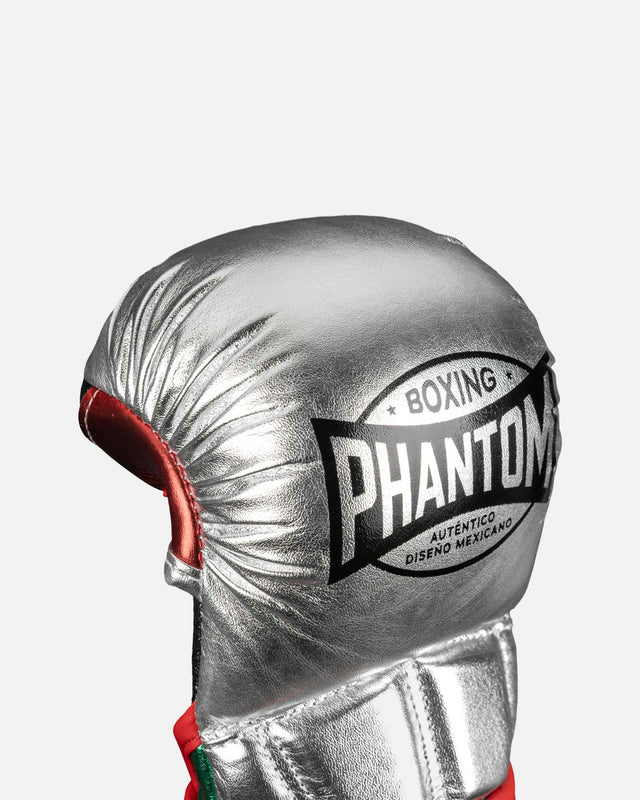 Phantom Athletics MMA-handskar Mexico – Silver/Grön/Röd