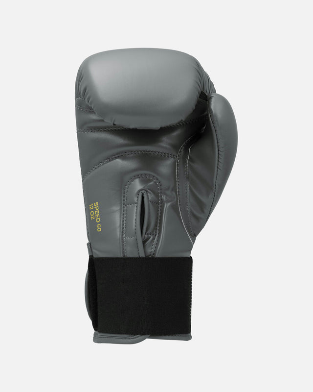 Luvas de boxe Adidas Speed 50 – Cinzento/Ouro