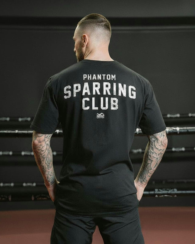 T-shirt Phantom Athletics Sparring Club Oversize Heavy – Nero