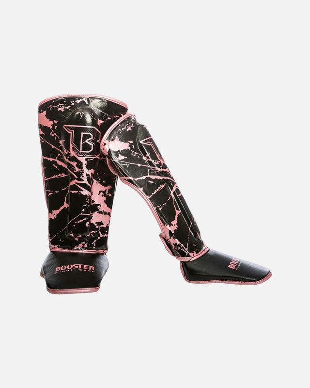 Espinilleras Booster SG Marble Niños - Rosa