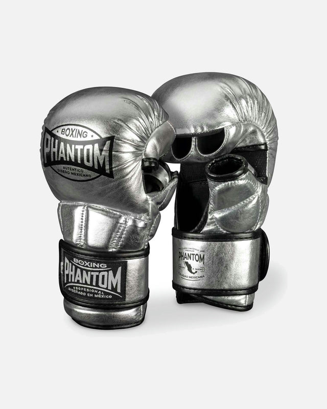 Phantom Athletics MMA-Handschuhe Mexico – Silber/Rot