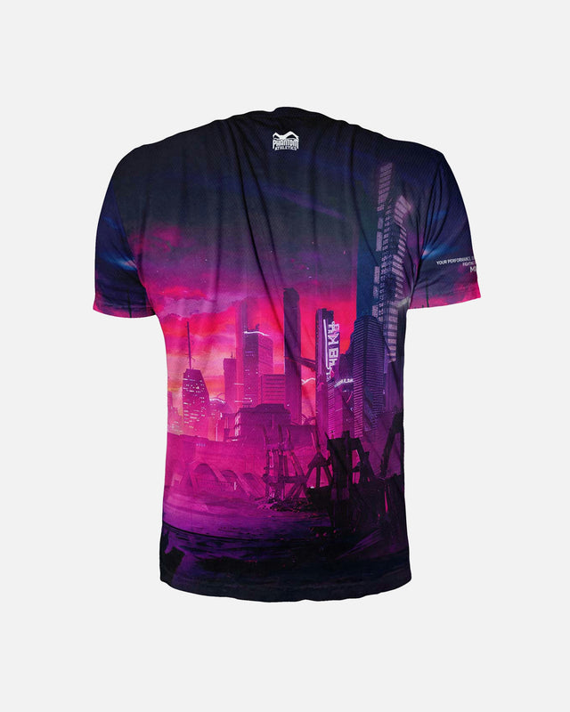 Phantom Athletics T-Shirt EVO Cyber-X – Lila/Blå