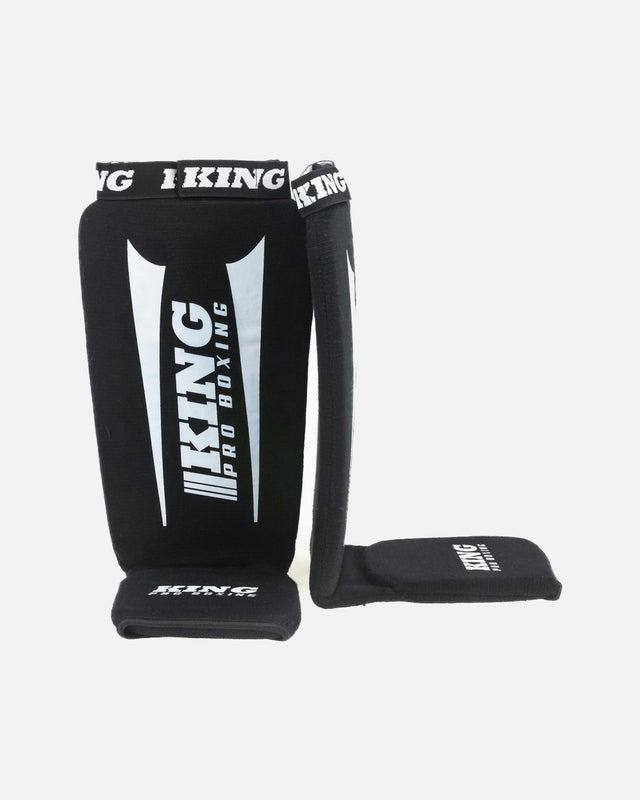 King Pro Boxing Skinnebensbeskyttere AMSG Pro - Sort