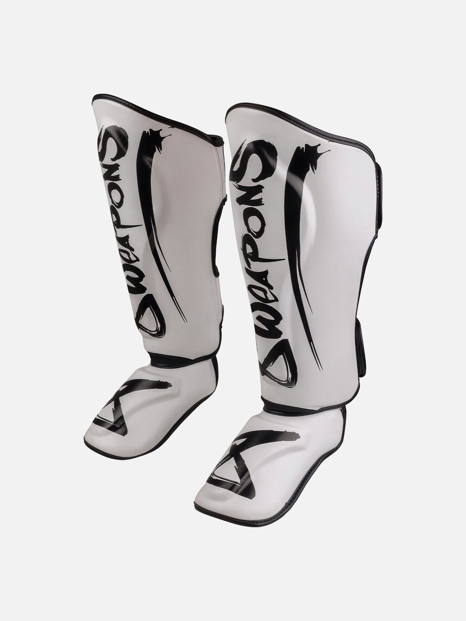 Espinilleras 8 WEAPONS Unlimited 2.0 – Blanco/Negro