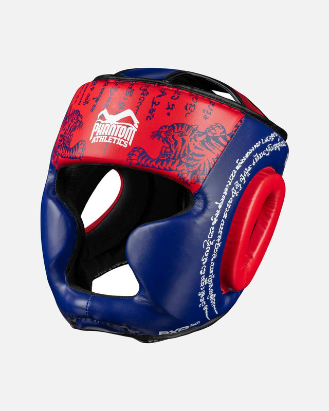 Chránič hlavy Phantom Athletics Muay Thai – Modrý